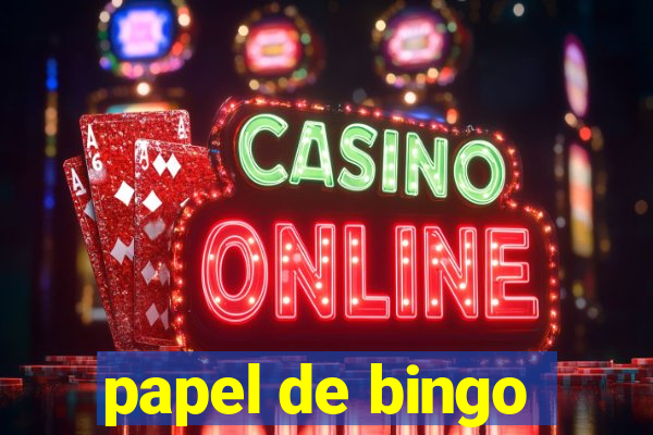 papel de bingo